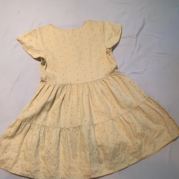 Rylee + Cru Eyelet dolly dress citron. - Picture 3 of 5
